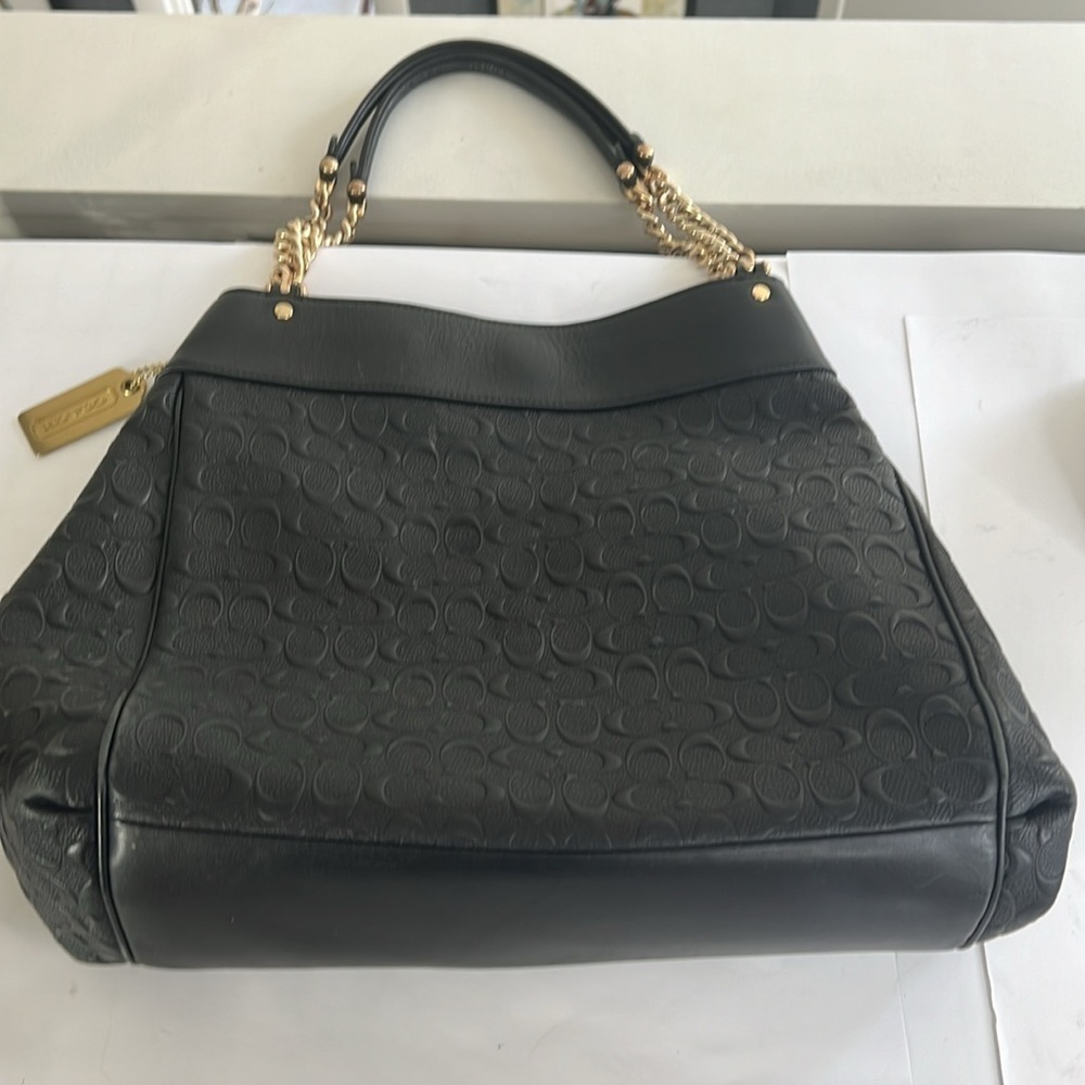 Coach Lexy Chain Shoulder Bag In Signature Leather - Picture 9 of 12